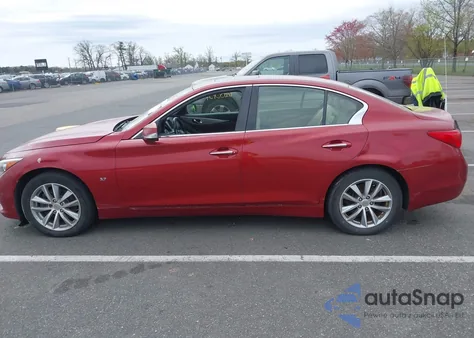 2014 Infiniti Q50 Premium from USA, damaged, VIN JN1BV7AR1EM701939